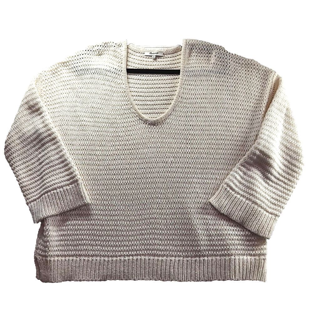 Madewell Sweaters Madewell Flecked‎ Wide Sleeve Pullover Sweater Size Medium